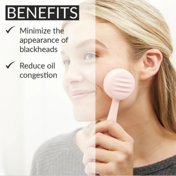 2/$100! PMD CLEAN SMART SONIC FACIAL CLEANSING BRUSH DEVICE SILICONE in BLUSH - Picture 6 of 11